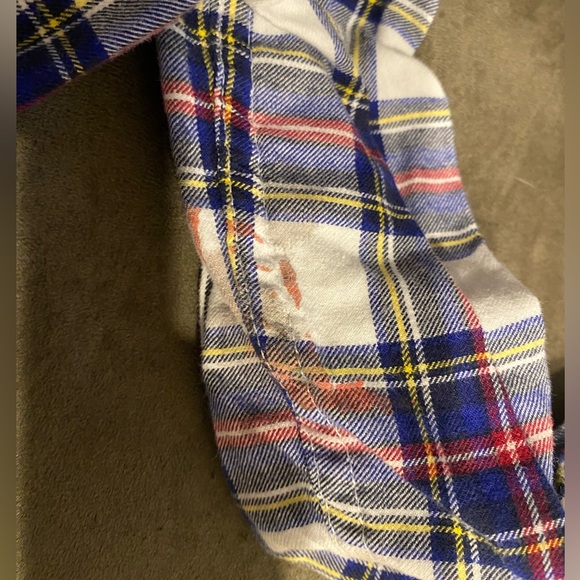 Janie and Jack boys’ flannel button down👦🏼 - Picture 4 of 4